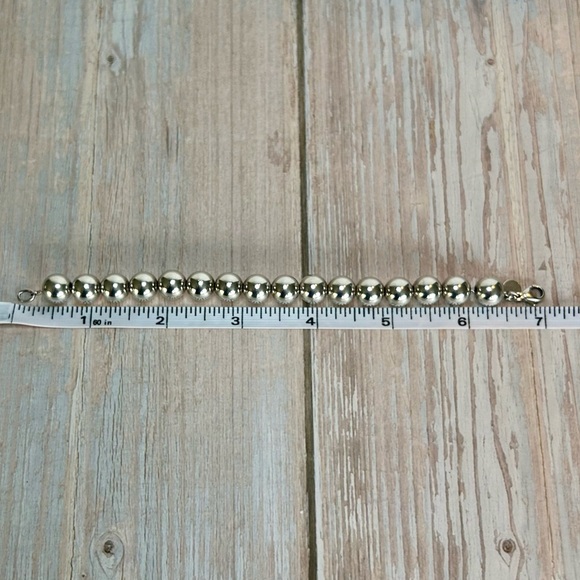 Tiffany & Co. 925 Sterling Silver Hardwear Ball Bracelet – 7" - Picture 6 of 6